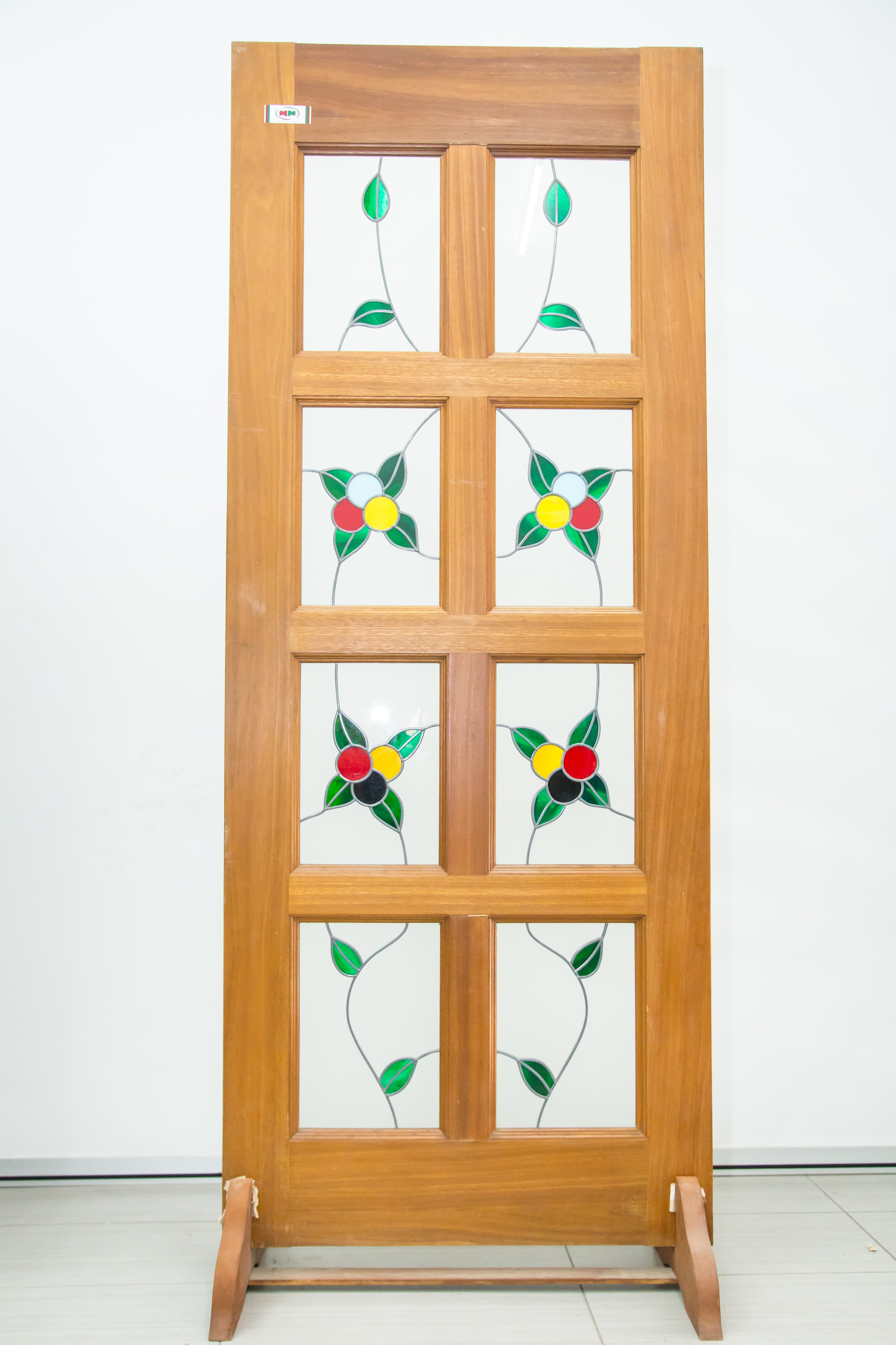 glass painted door